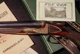 A.H. Fox - CE Grade, SxS, 12ga. 28