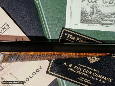 A.H. Fox - XE Grade, SxS, 12ga. 30