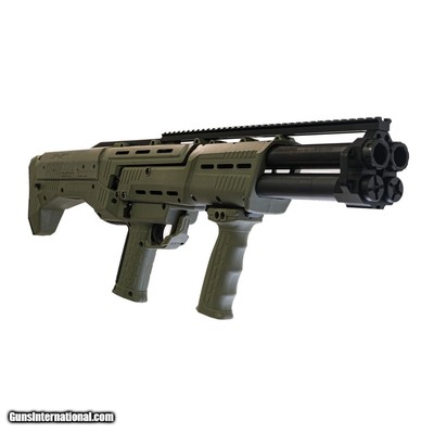 Standard Manufacturing DP-12 Generation II Double Barrel Pump Shotgun - OD Green FACTORY DIRECT IMMEDIATE SHIPMENT - Image 4 of 8