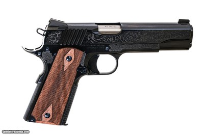 Standard Manufacturing 1911 Blued Engraved #1, .45 ACP. FACTORY DIRECT