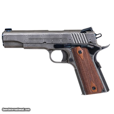 Standard Manufacturing 1911 Full Damascus Steel .45 ACP FACTORY DIRECT - Image 2 of 7