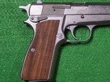 Browning - Hi Power, Nickel Finish, Made In Belgium, 9mm. 4.7 Browning - Hi Power, Nickel Finish, Made In Belgium, 9mm. 4.7