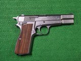 Browning - Hi Power, Nickel Finish, Made In Belgium, 9mm. 4.7 Browning - Hi Power, Nickel Finish, Made In Belgium, 9mm. 4.7