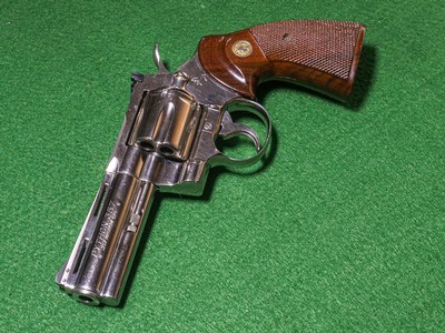 Colt - Python, Nickel Plated, .357 Magnum. 4