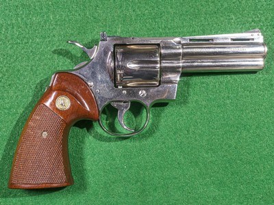 Colt - Python, Nickel Plated, .357 Magnum. 4
