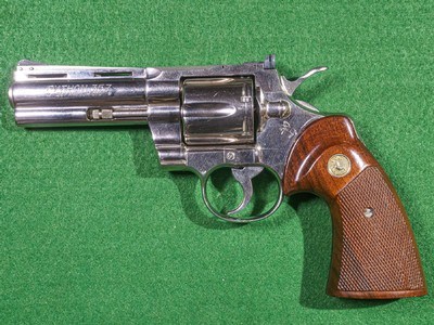 Colt - Python, Nickel Plated, .357 Magnum. 4