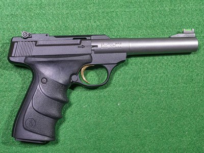 Browning - Buckmark, Two Tone Electroless Nickel & Blued Finish, Camper Stainless Steel URX, .22 LR. 5 1/2” Barrel. MAKE OFFER.