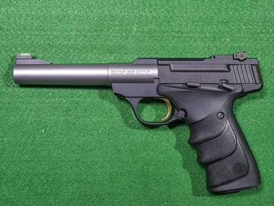 Browning - Buckmark, Two Tone Electroless Nickel & Blued Finish, Camper Stainless Steel URX, .22 LR. 5 1/2” Barrel. MAKE OFFER. - Image 2 of 10