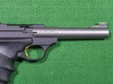 Browning - Buckmark, Two Tone Electroless Nickel & Blued Finish, Camper Stainless Steel URX, .22 LR. 5 1/2” Barrel. MAKE OFFER. - 5 of 10