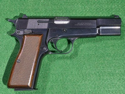 Browning - Hi Power, Blued Finish, Made In Belgium, 9mm. 4.7