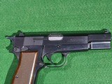 Browning - Hi Power, Blued Finish, Made In Belgium, 9mm. 4.7 Browning - Hi Power, Blued Finish, Made In Belgium, 9mm. 4.7