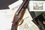 A.H. Fox - CE Grade, SxS, 12ga. 30