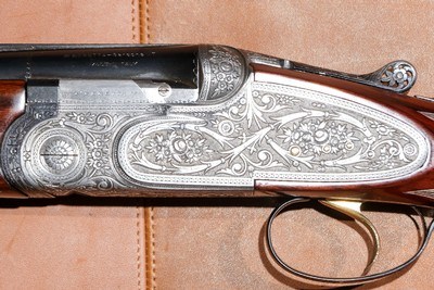 Beretta - S3EELL, O/U, Engraved by M. Slatnik, Three Barrel Set, 12ga. 28