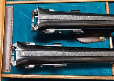 Beretta - S3EELL, O/U, Engraved by M. Slatnik, Three Barrel Set, 12ga. 28