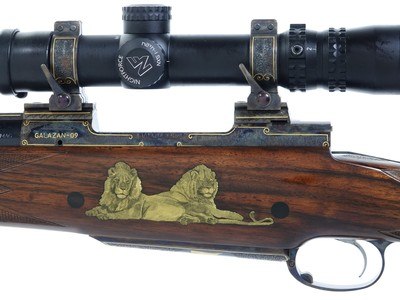 GALAZAN - Custom Bolt Action Rifle, 400 H&H Magnum. 24” Barrel. MAKE OFFER. - Image 2 of 15