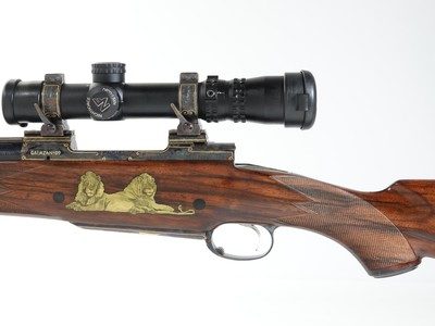 GALAZAN - Custom Bolt Action Rifle, 400 H&H Magnum. 24” Barrel. MAKE OFFER. - Image 6 of 15