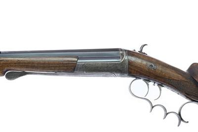 Liethner in Ischl - Antique German Single Shot Rifle, 450x60D. 24 3/8