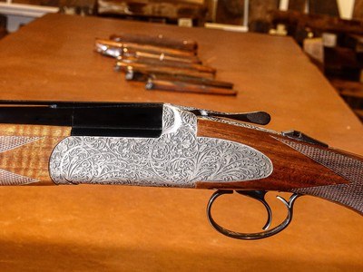CSMC - RSP, Sideplated, O/U, Vine Scroll Engraving, Two Barrel Set, 20ga/28ga. 28