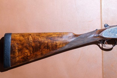 Holland & Holland - Model de Luxe, SxS, Royal Hammerless, Extra Finish, Deluxe Engraved, 12ga. 30