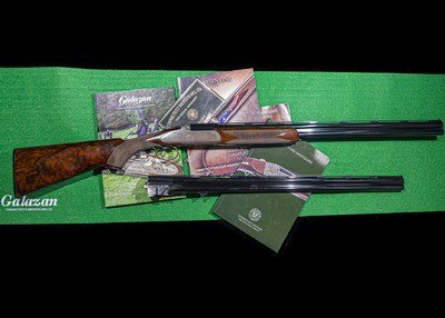 CSMC - RSP, Sideplated, O/U, English Rose & Scroll, Two Barrel Set, 20ga/28ga. 28