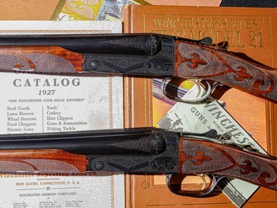 CSMC - Model 21, SxS, #6 Factory Engraving, Matched Pair, 16ga. 28