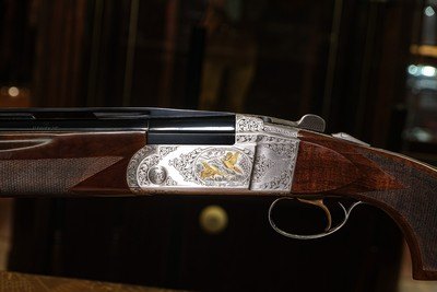 CSMC - G1 Platinum, O/U, St. Hubertus Model, Engraved By Diego Bonsi, 12ga. 32