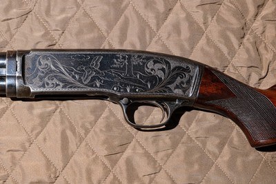 Winchester - Model 42, Game Scene Engraving, .410. 26