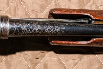 Winchester - Model 42, Game Scene Engraving, .410. 26