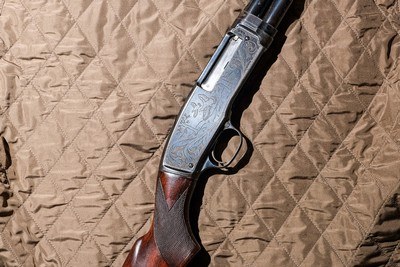 Winchester - Model 42, Game Scene Engraving, .410. 26