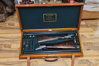 D.J. Dryhurst - Self-Opening, SxS, Brown Brothers Engraved, Matched Pair, 12ga. 28