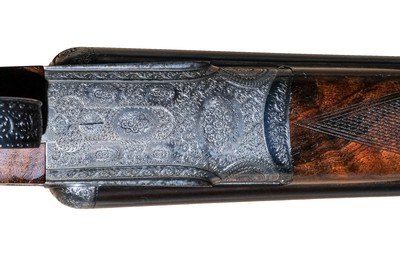 D.J. Dryhurst - Self-Opening, SxS, Brown Brothers Engraved, Matched Pair, 12ga. 28