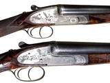 D.J. Dryhurst - Self-Opening, SxS, Brown Brothers Engraved, Matched Pair, 12ga. 28