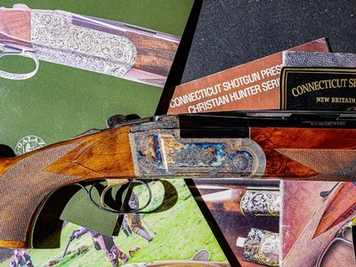 CSMC - G1 Deluxe, O/U, Scroll w/Case Colored Finish, 12ga. 32