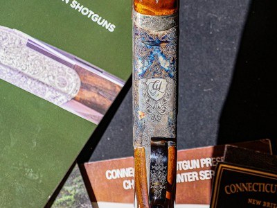 CSMC - G1 Deluxe, O/U, Scroll w/Case Colored Finish, 12ga. 32