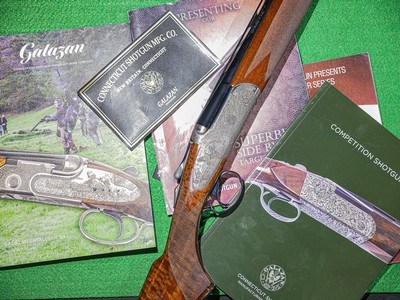 CSMC - RSP, Sideplated, O/U, Quail In Flight Game Scene w/Scroll Engraving, 20ga. 28