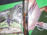 CSMC - RSP, Sideplated, O/U, Quail In Flight Game Scene w/Scroll Engraving, 20ga. 28