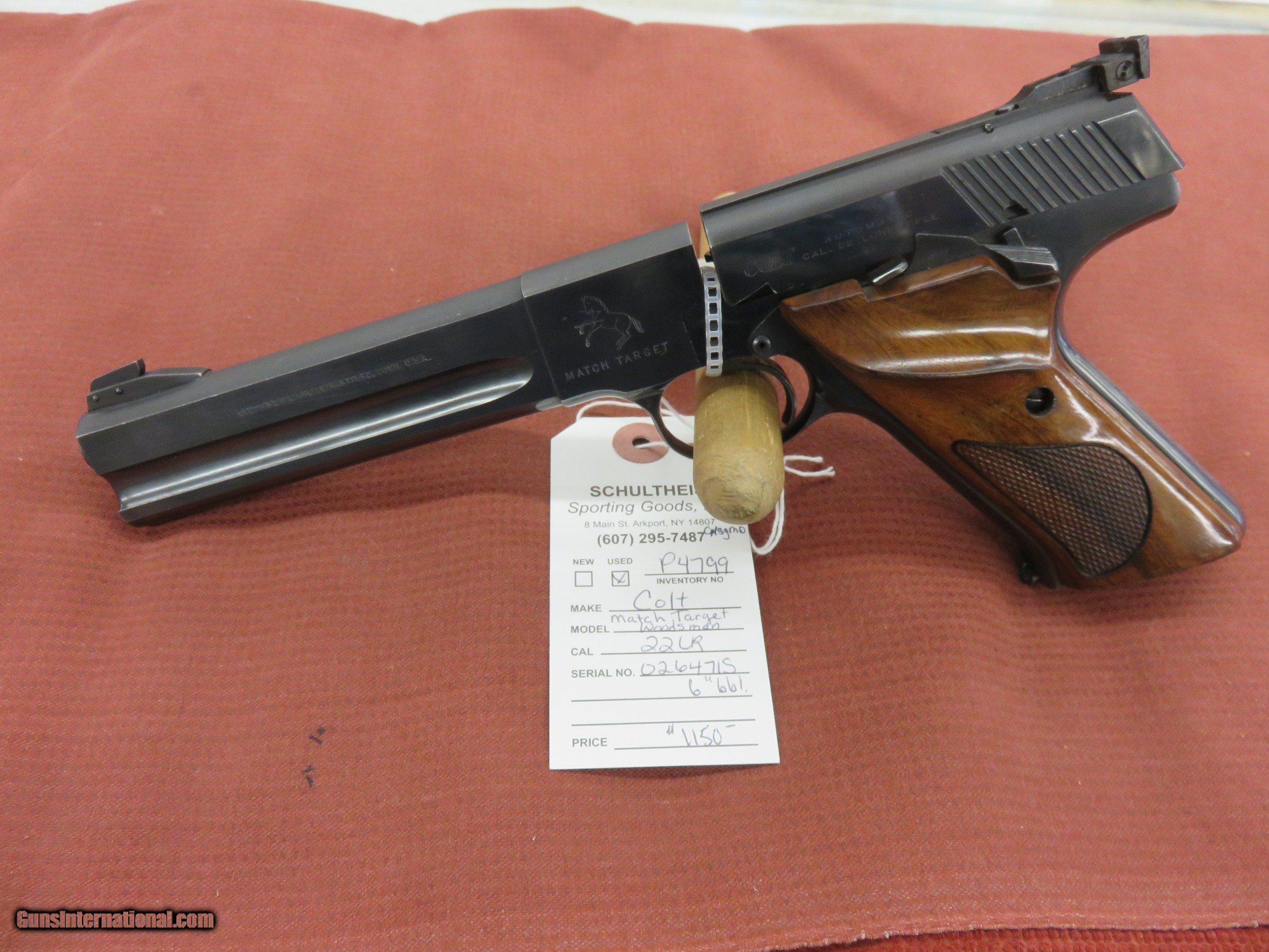 Colt Woodman Match Target, 3rd Issue