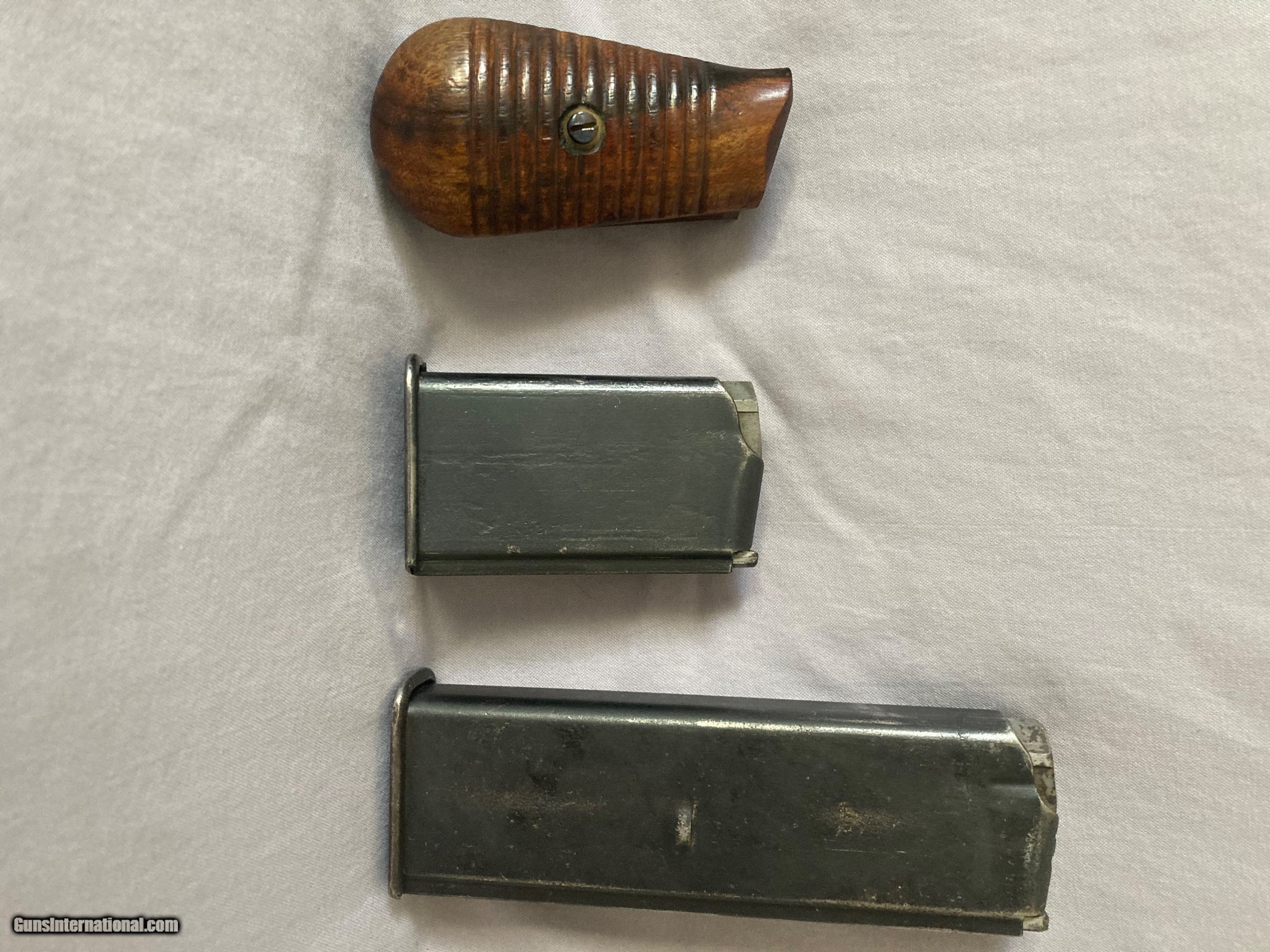 Mauser Broomhandle grips and magazines