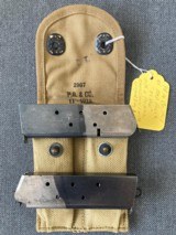 (2) 1911 Magazines in P.B. & Co. Mag. Pouch - 1 of 3