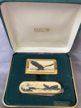 Barlow Scrimshaw Swiss Knife and Money Clip - 1 of 2