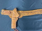 Custom made Right and Left Hand Holsters and Belt - 3 of 6