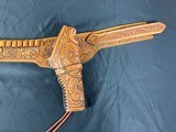 Custom made Right and Left Hand Holsters and Belt - 2 of 6
