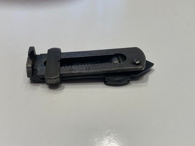 Winchester Adjustable Leaf Carbine Rear Sight