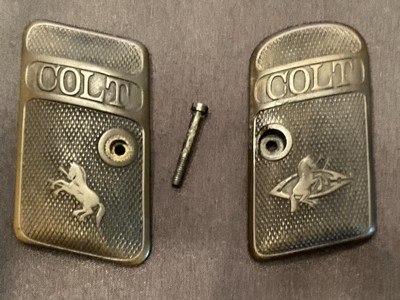 Colt 1908 Vest Pocket Hammerless 25 ACP, Grips - Image 1 of 3