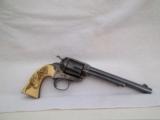 Superior Colt Single Action Bisley Revolver Steer Head Ivory Grips 1907 - 12 of 12