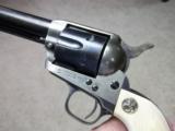 NICE! Colt Single Action Revolver .45cal., Ivory Grips w/Factory Letter - 6 of 16