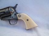 NICE! Colt Single Action Revolver .45cal., Ivory Grips w/Factory Letter - 4 of 16