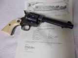 NICE! Colt Single Action Revolver .45cal. Ivory Grips w/Factory Letter - 1 of 15