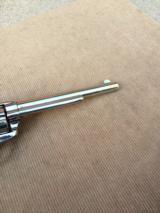Antique Colt Single Action Revolver .45cal., 7 1/2", Nickel, Ivory Grips, w/Factory Letter 1881 - 6 of 15