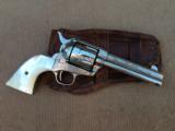 RARE! Antique Factory Engraved Colt Single Action Revolver .45cal. w/Holster - 14 of 14
